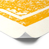 Poster Jardin jaune (Coin)