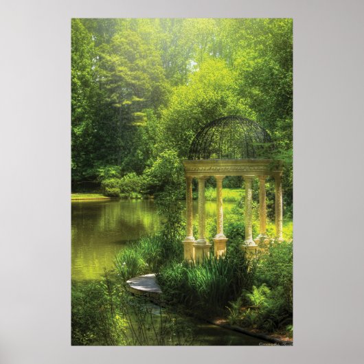 Poster Jardin - Le Temple de l'Amour (Devant)