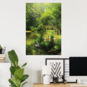 Poster Jardin - Le Temple de l'Amour (Bureau à domicile)