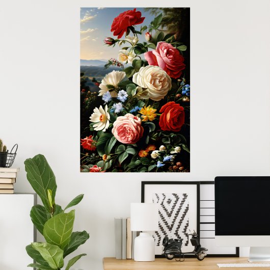 Poster Jardin lointain (Bureau à domicile)