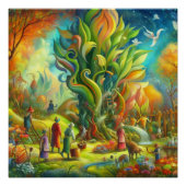 Poster Jardin lunaire (Devant)