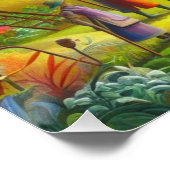 Poster Jardin lunaire (Coin)