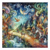 Poster Jardin lunaire (Devant)