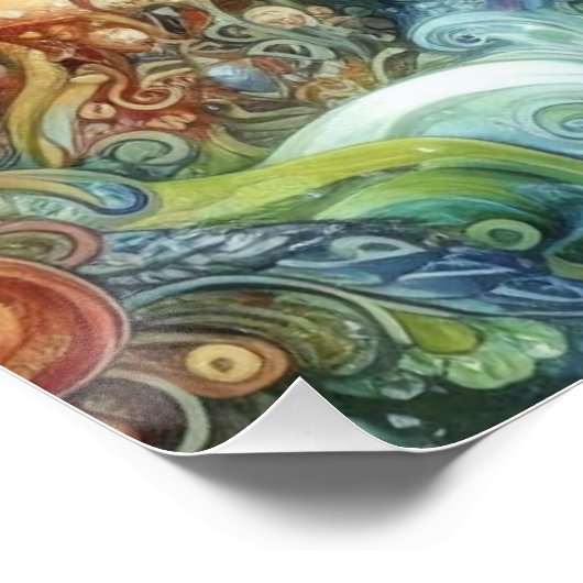 Poster Jardin lunaire (Coin)