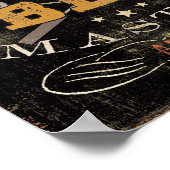 Poster Jardin maître barbecue (Coin)