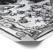 Poster Jardin médiéval aux herbes (Coin)