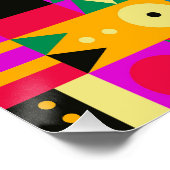 Poster Jardin moderne Abstrait (Coin)