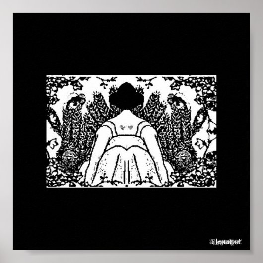 Poster Jardin mystique (Devant)