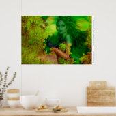 Poster Jardin paradisiaque (Cuisine)