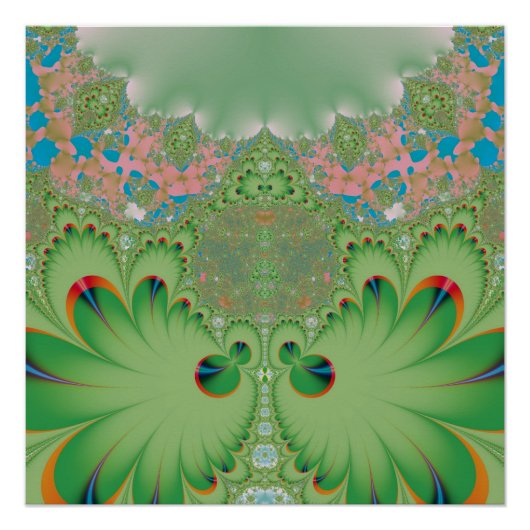 Poster Jardin printanier (Devant)
