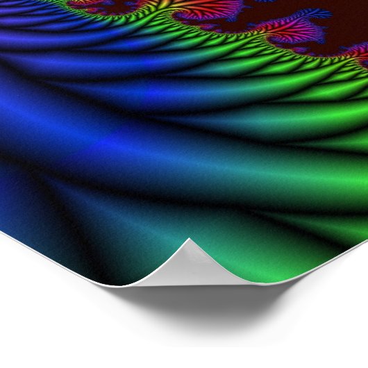 Poster Jardin psychédélique (Coin)