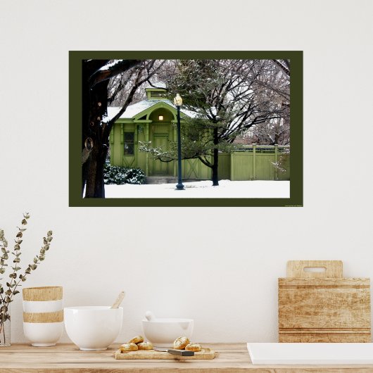 Poster Jardin public vert (Cuisine)