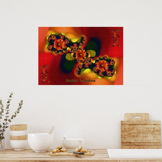 Poster Jardin Reiki (Cuisine)