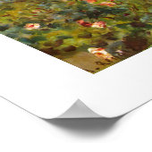 Poster Jardin rose de Renoir (Coin)