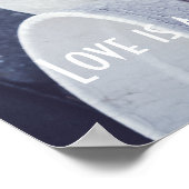 Poster Jardin rose et blanc fleurs de géranium (Coin)