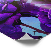 Poster Jardin Rose Lune (Coin)