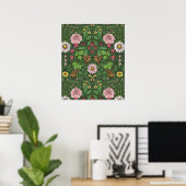 Poster Jardin sauvage en vert (Bureau à domicile)
