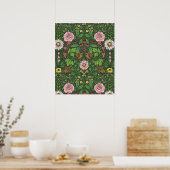 Poster Jardin sauvage en vert (Cuisine)