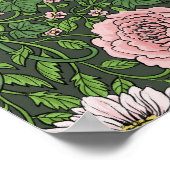 Poster Jardin sauvage en vert (Coin)