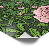 Poster Jardin sauvage en vert (Coin)