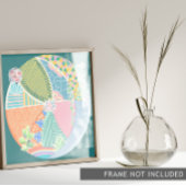 Poster Jardin Succulent