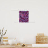 Poster Jardin succulent en rose et violet (Cuisine)