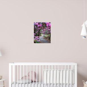 Poster Jardin Suivez Vos Rêves Sentier Floral