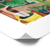 Poster Jardin sur le toit de la ville filles (Coin)