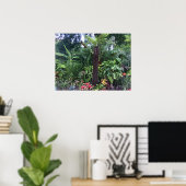 Poster Jardin tropical (Bureau à domicile)