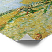 Poster Jardin végétal à Montmartre par Vincent van Gogh (Coin)