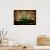 Poster Jardin vert (Cuisine)