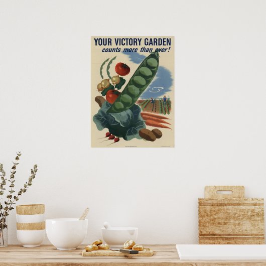 Poster Jardin Victory (Cuisine)