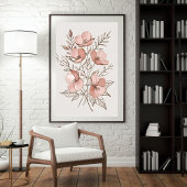 Poster Jardin Vintage Chuchotement