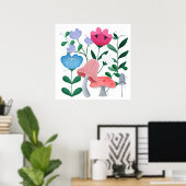 Poster Jardin Whimsical (Bureau à domicile)