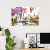 Poster Jardin Wisteria 1908 (Bureau à domicile)