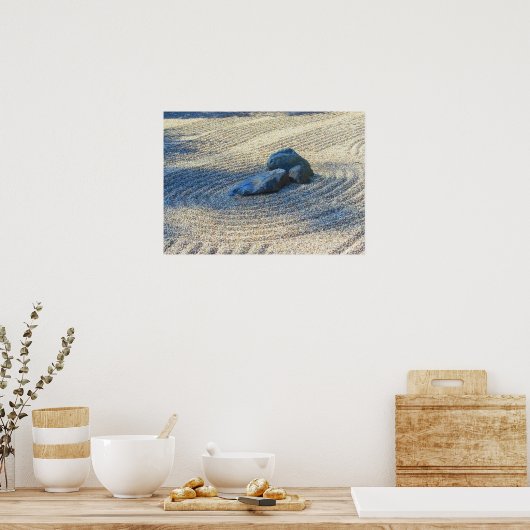 Poster Jardin zen (Cuisine)