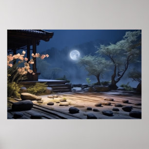 Poster Jardin zen Nature paisible