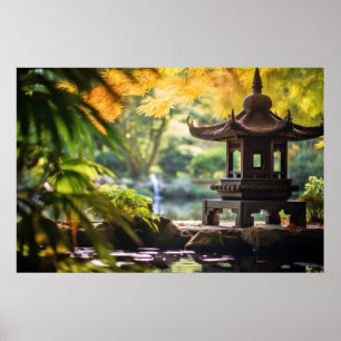 Poster Jardin zen Nature paisible