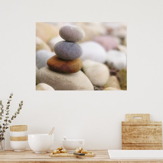 Poster Jardin Zen Rock (Cuisine)