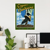 Poster Jardinage biologique (Bureau à domicile)