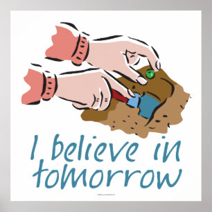 Poster Jardinage des semences plantes