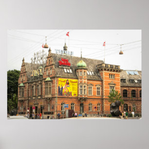 Poster Jardins Copenhague Danemark de Tivoli