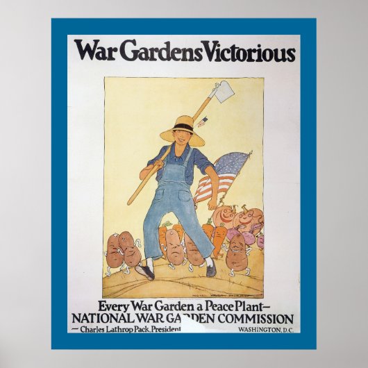 Poster Jardins de guerre victorieux (Devant)
