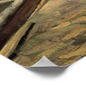 Poster Jardins de vieilles maisons par Vincent van Gogh (Coin)