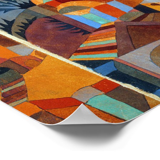 Poster Jardins du Temple : Paul Klee 1920 (Coin)