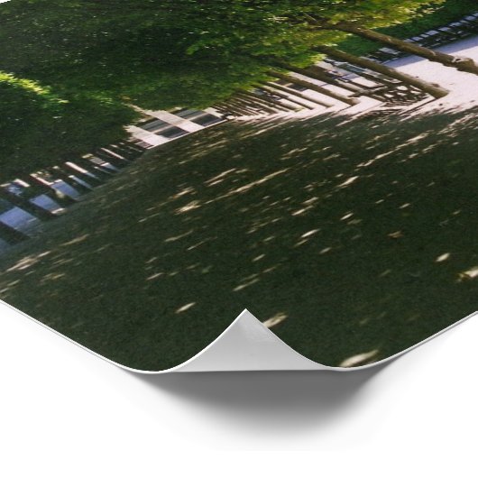 Poster Jardins royaux (Coin)