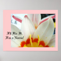 J'arrangerai ça, je suis une infirmière art prints