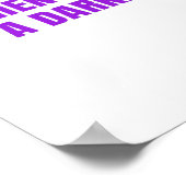 Poster J'arrêterai de porter du noir quand ils invitent à (Coin)