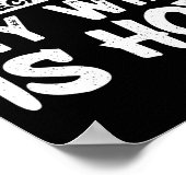 Poster J'Ascense Parce Que Ma Femme Est Chaude 5 (Coin)