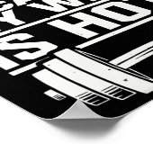 Poster J'Ascense Parce Que Ma Femme Est Chaude 7 (Coin)